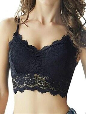 NWT Black Lace Bralette